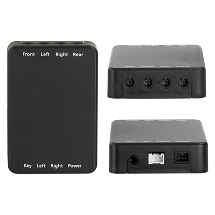 Bakkamera multi-view interface 12V til front/bag/side kameraer - acv