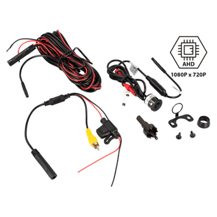 Bakkamera AHD universal 12/24V kompakt IP69K 210° synsvinkel - acv