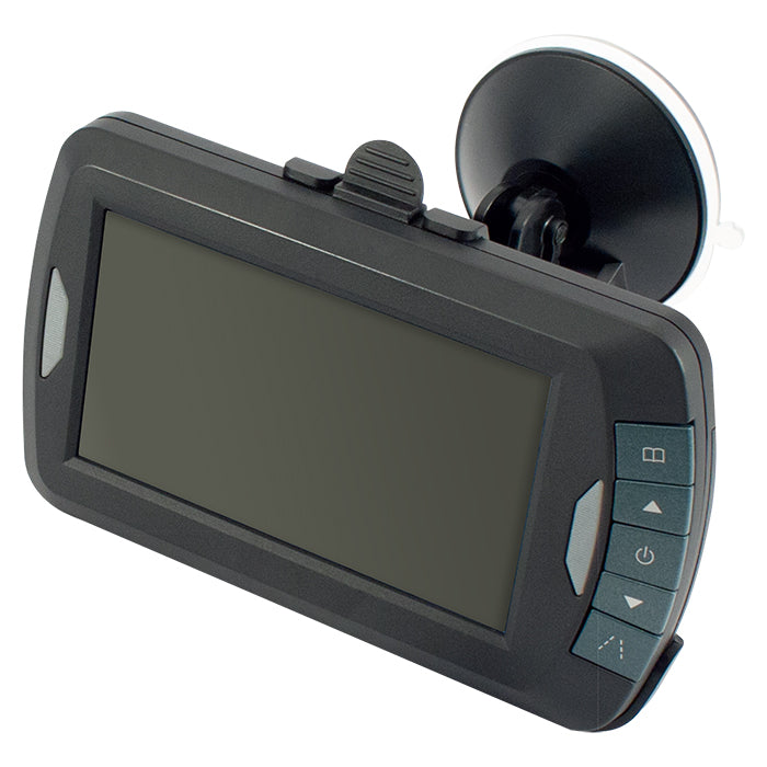 Bakkamerasæt M. 4 Justerbar - 3" skærm trådløs 12, 24V - avant