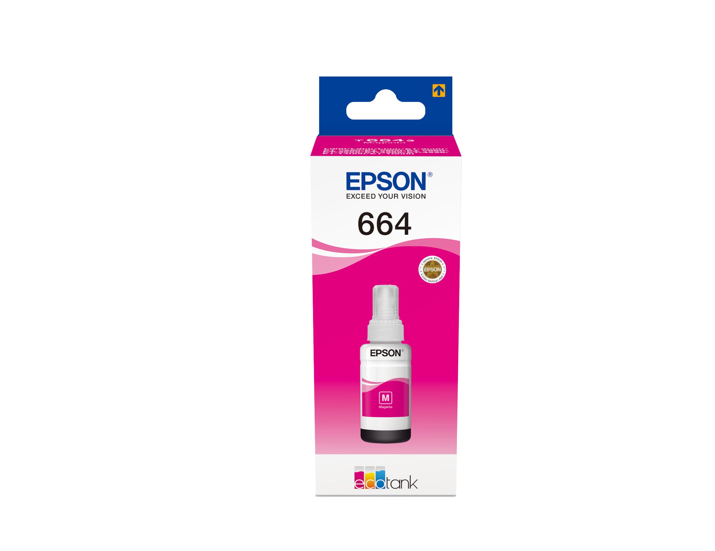 Epson T6643 Magenta Blækrefill C13T664340