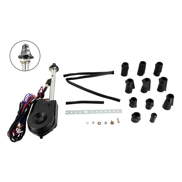 Teleskopantenne AM/FM automatisk krom - forbedret modtagelse, robust design - ACV