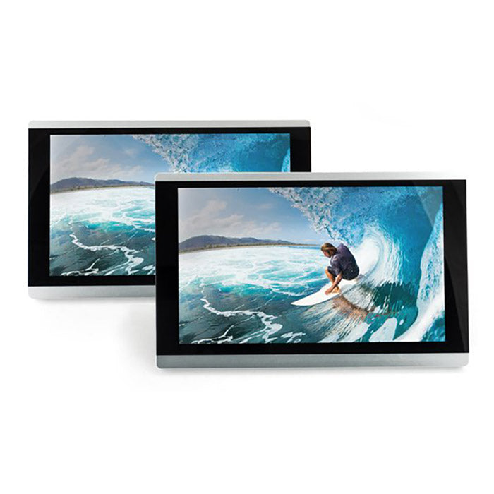 Multimediesæt 2x 9 Android nakkestøtteskærme med medieboks - Ampire