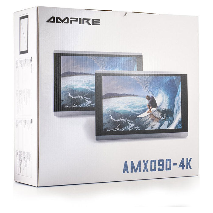 Multimediesæt 2x 9 Android nakkestøtteskærme med medieboks - Ampire