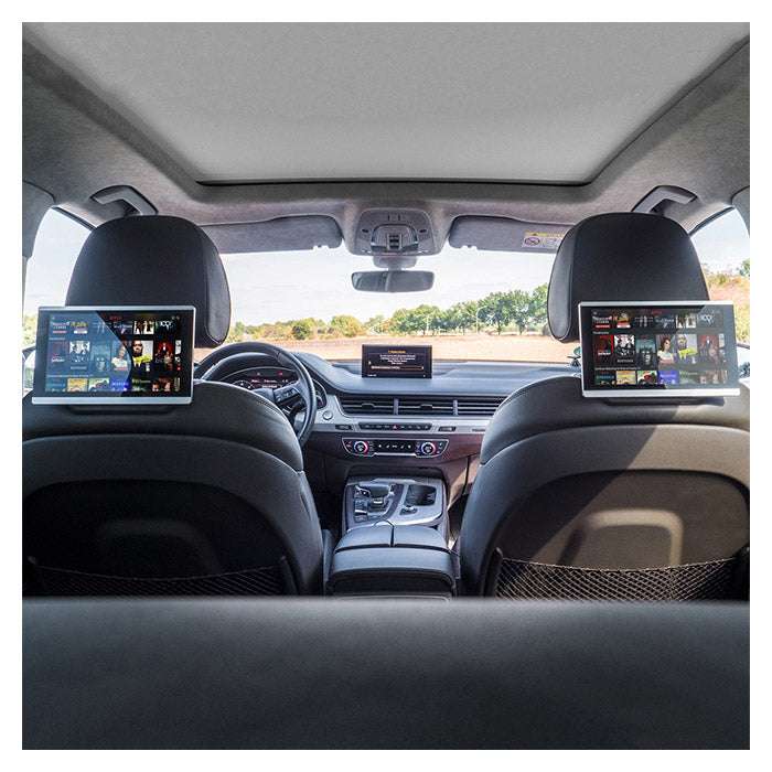 Multimediesæt 2x 9 Android nakkestøtteskærme med medieboks - Ampire