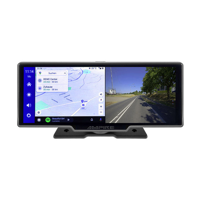 Ampire 10" skærm CarPlay Android Auto Dashcam