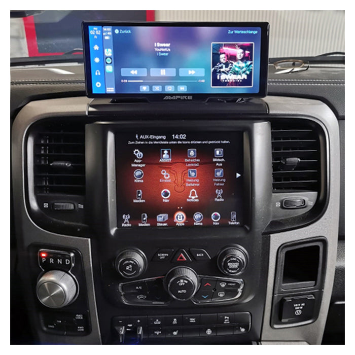 10 touchskærm med trådløs CarPlay & Android Auto + AHD dashcam - Ampire