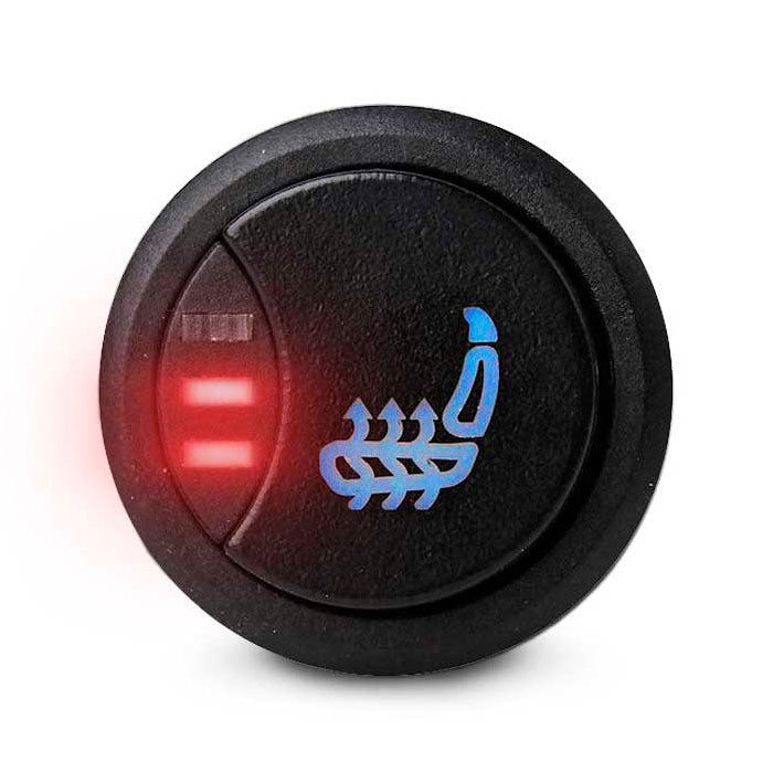 Sædevarmesæt 3 niveauer 12V til stof og læder - Ampire