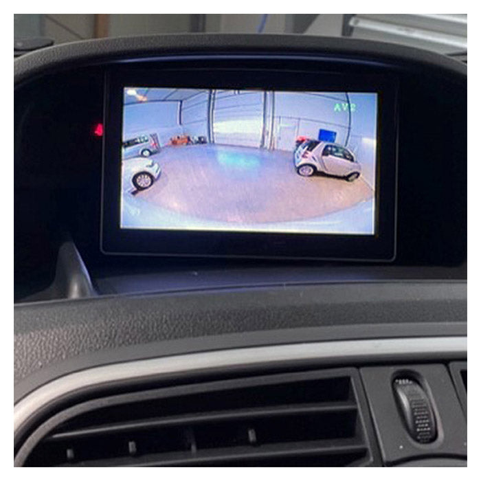 Bakkamera 155° vidvinkel, vandtæt IP69K, 8m kabel - Ampire