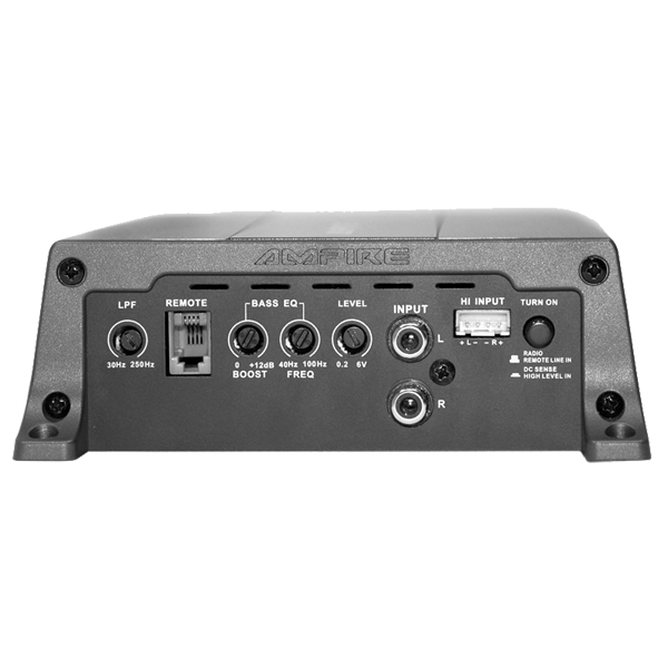 Monoblok 24V forstærker til lastbil 1x500W RMS (subwoofer) - Ampire