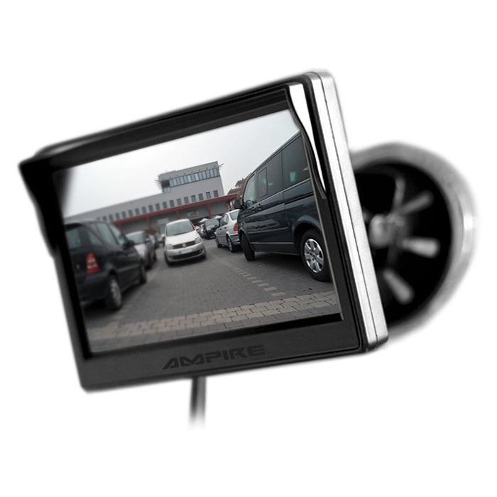 5 TFT monitor til bakkamera, 2 indgange, sugekop/klæbeholder - Ampire