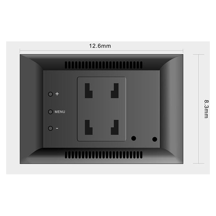 5 TFT monitor til bakkamera, 2 indgange, sugekop/klæbeholder - Ampire