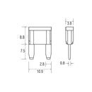 Ampire Tap til Mini ATO-sikring 10A (ACS) - 1 Stk.
