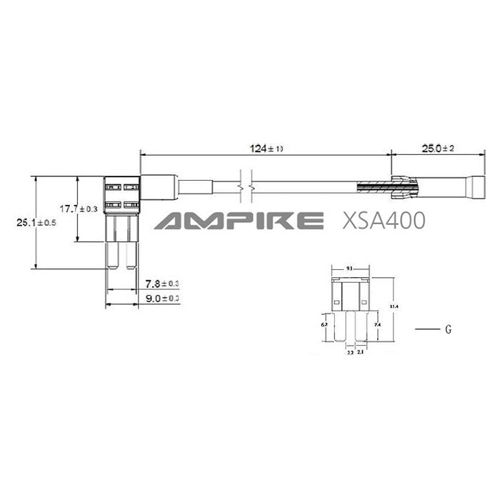 Sikringstap MICRO2 10A til adgangssignal (ACZ) - Ampire