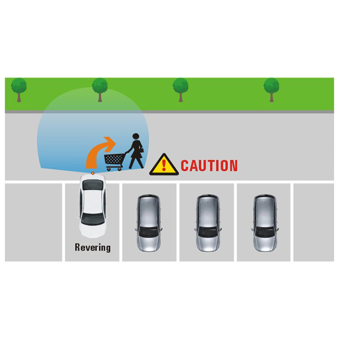 Bakkamera med bevægelsessensor og LCD-display - PSVT