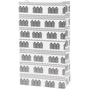 Papirposer, H: 21 cm, str. 6x12 cm, 80 g, sort, hvid, 8 stk./ 1 pk.