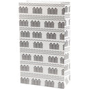 Papirposer, H: 21 cm, str. 6x12 cm, 80 g, sort, hvid, 8 stk./ 1 pk.