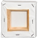Malerlærred, D: 1.6 cm, str. 10x10 cm, 360 g, hvid, 10 stk./ 1 pk.