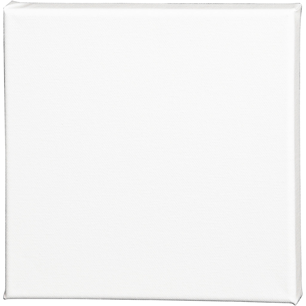 Malerlærred, D: 1.6 cm, str. 20x20 cm, 360 g, hvid, 1 stk.