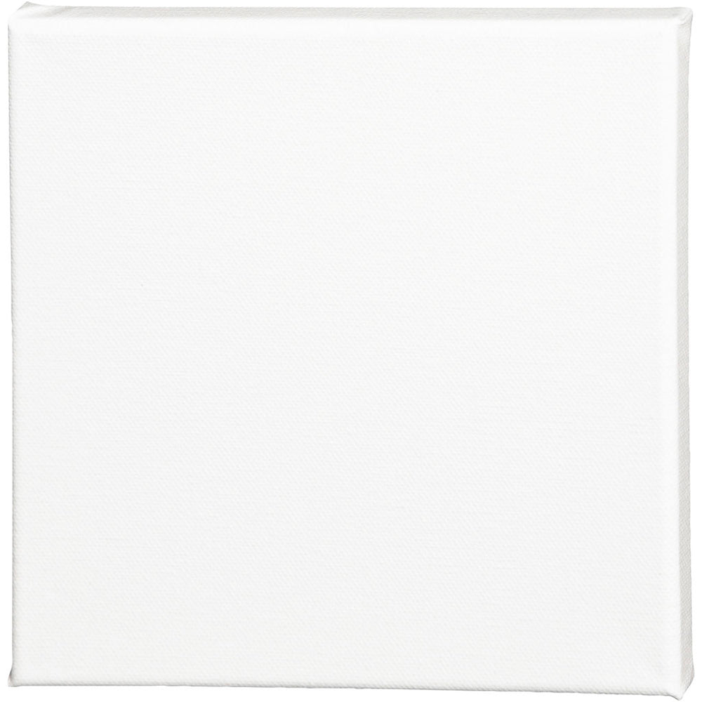 Malerlærred, D: 1.6 cm, str. 20x20 cm, 360 g, hvid, 10 stk./ 1 pk.