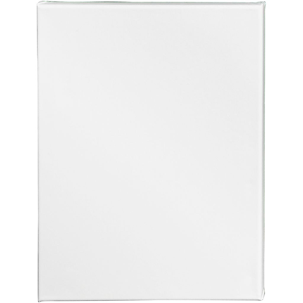 Malerlærred, D: 1.6 cm, str. 30x40 cm, 360 g, hvid, 10 stk./ 1 pk.