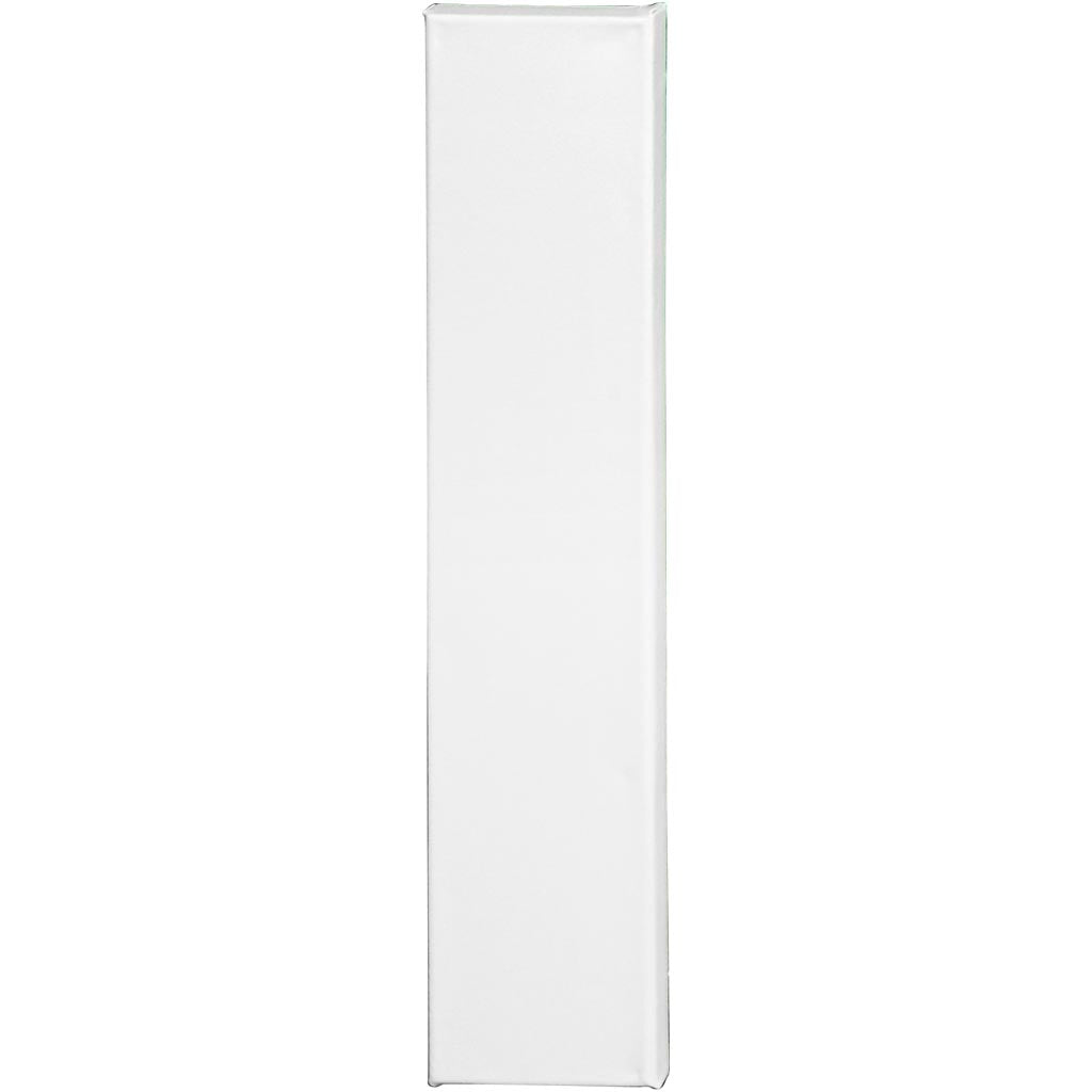 Malerlærred, D: 1.6 cm, str. 10x50 cm, 360 g, hvid, 10 stk./ 1 pk.