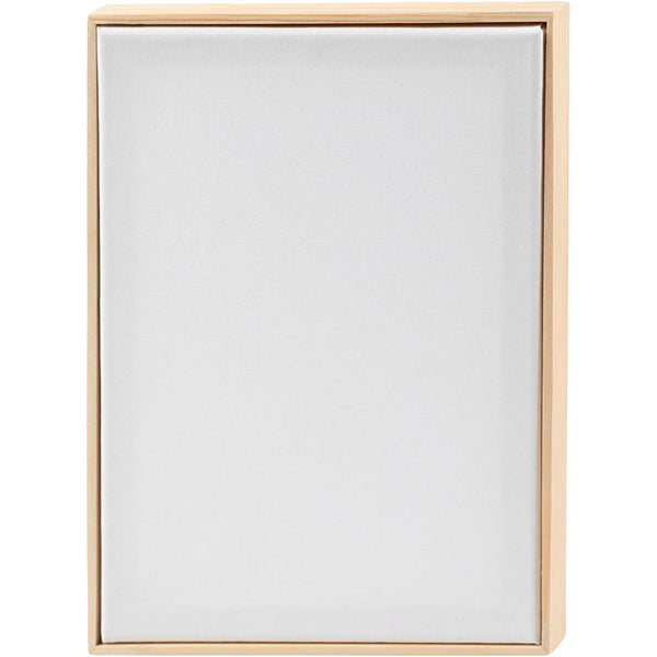Malerlærred med træramme, A4, str. 29,7x21 cm, 280 g, hvid, 10 stk./ 1 pk.