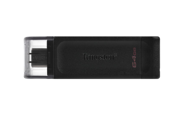 Kingston DataTraveler 70 64GB USB-C 3.2 Gen 1 USB stick Sort