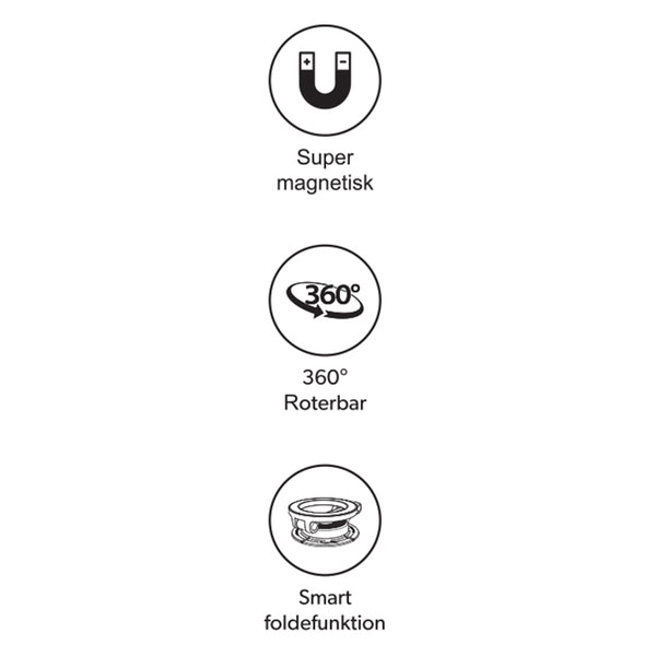 Magnetisk justerbar mobilholder til instrumentbræt 360° rotation, MagSafe-kompatibel - Avant