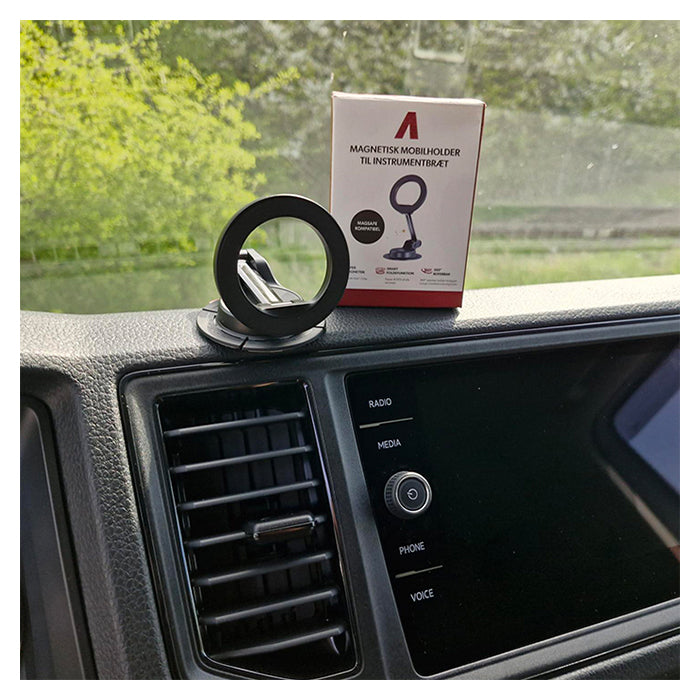 Magnetisk justerbar mobilholder til instrumentbræt 360° rotation, MagSafe-kompatibel - Avant