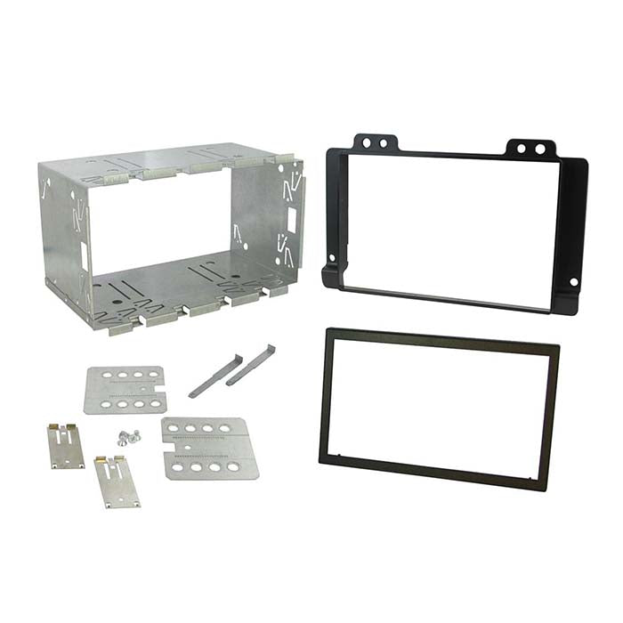 2-DIN fascia kit til Land Rover Freelander 2004-2006, antracit - Connects2