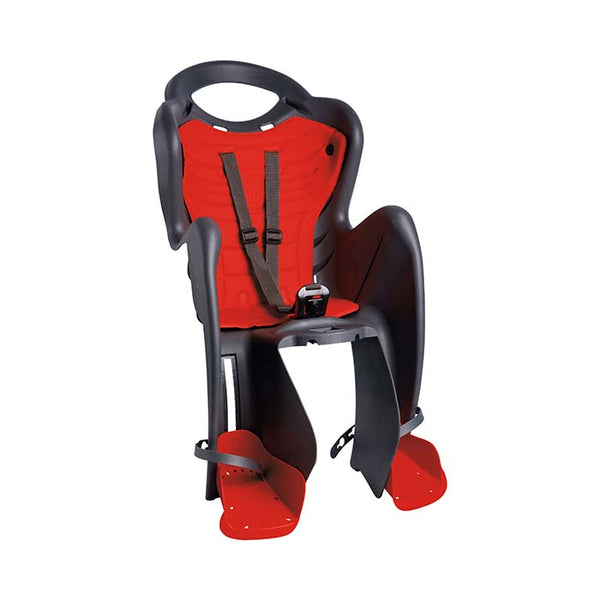 Cykelstol til børn 10-22 kg, bagmonteret grå - Mr. Fox