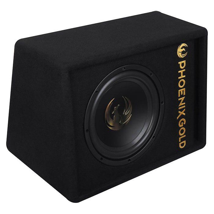 Phoenix Gold 10 Subwoofer M Kabler Og Fjernbetjening Kompakt - Phoenix_g