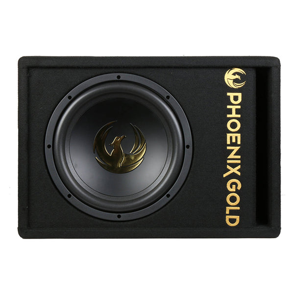 Phoenix Gold 12 subwoofer m kabler og fjernbetjening