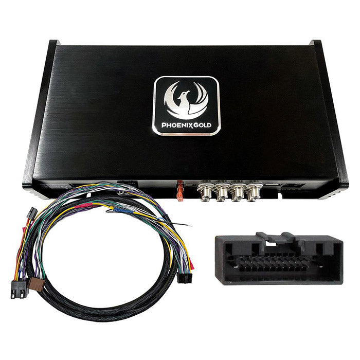 DSP Power Up Kit til Ford 2010+ - 400W forstærker & plug‑and‑play kabler - Phoenix Gold