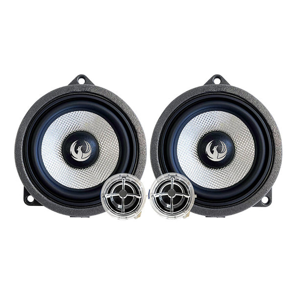 4 BMW opgraderings-højttalerkit, 2-vejs 60W RMS - Phoenix Gold