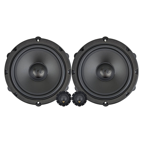 Højttalerkit 6,5 med diskant til Citroën/Peugeot/Opel - Phoenix Gold