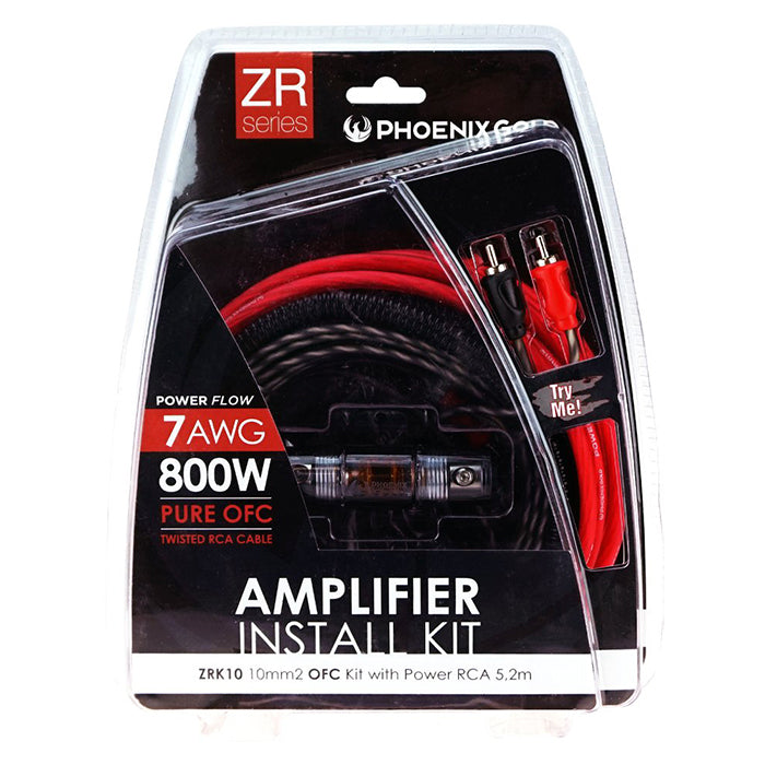 Kabelkit 10 kV OFC til billyd 10 mm² - Phoenix Gold