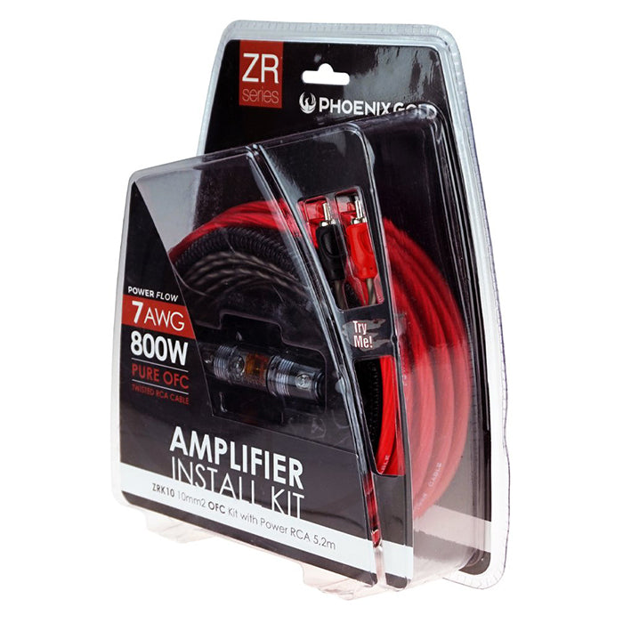 Kabelkit 10 kV OFC til billyd 10 mm² - Phoenix Gold