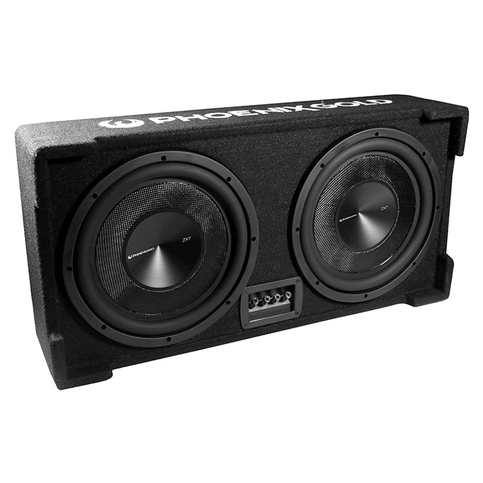 Passiv 2x12 subwoofer box 500W RMS 2Ω (1000W peak) - Phoenix Gold