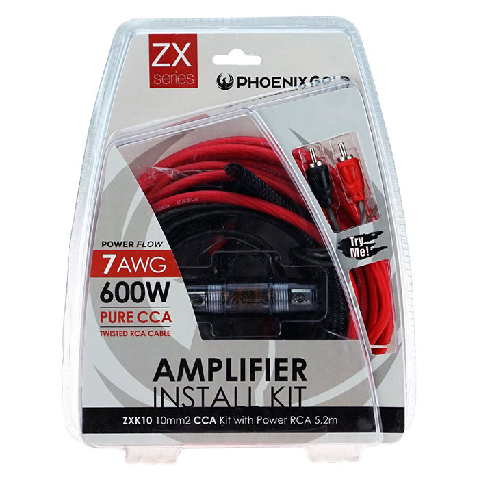 Kabelkit 10 kV CCA til bilforstærker 600W - Phoenix Gold