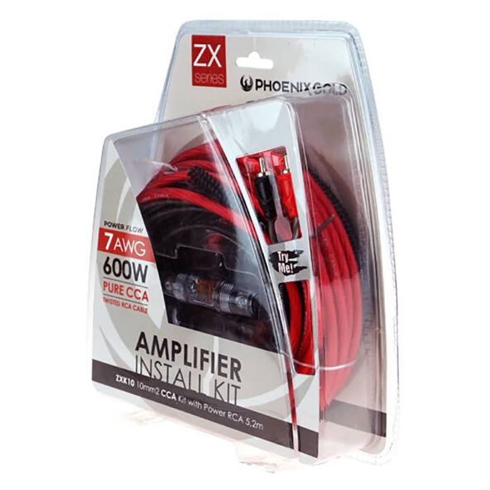 Kabelkit 10 kV CCA til bilforstærker 600W - Phoenix Gold