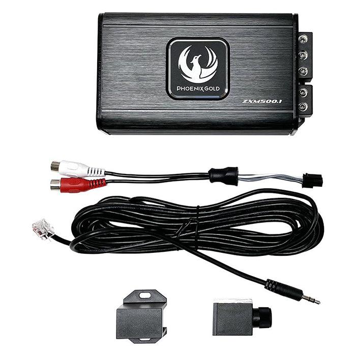 500W Mini Monoblok Class-D til subwoofer - Phoenix Gold