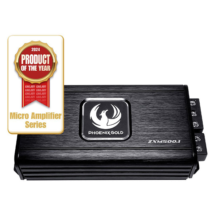 500W Mini Monoblok Class-D til subwoofer - Phoenix Gold