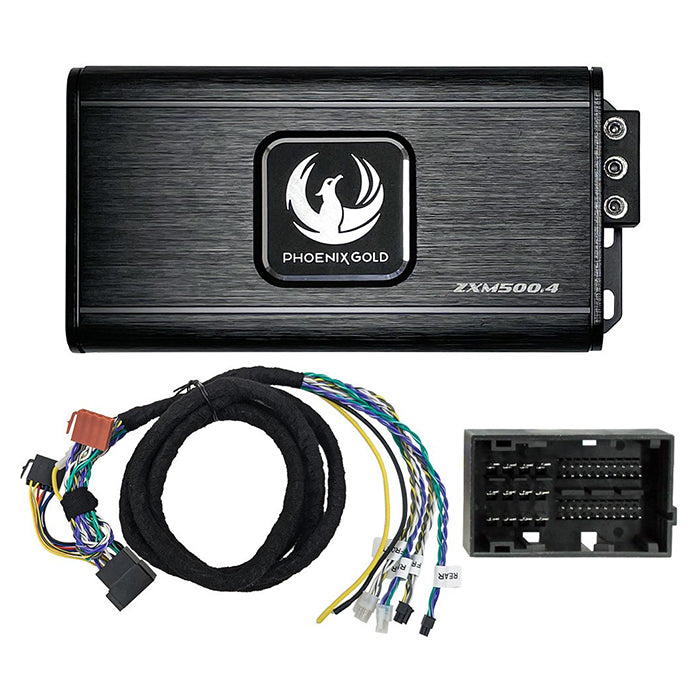 Forstærker Fiat Plug & Play 500W (4x125W) - Phoenix Gold