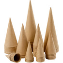 Kegle, H: 8-20 cm, diam. 4-8 cm, 50 stk./ 1 pk.