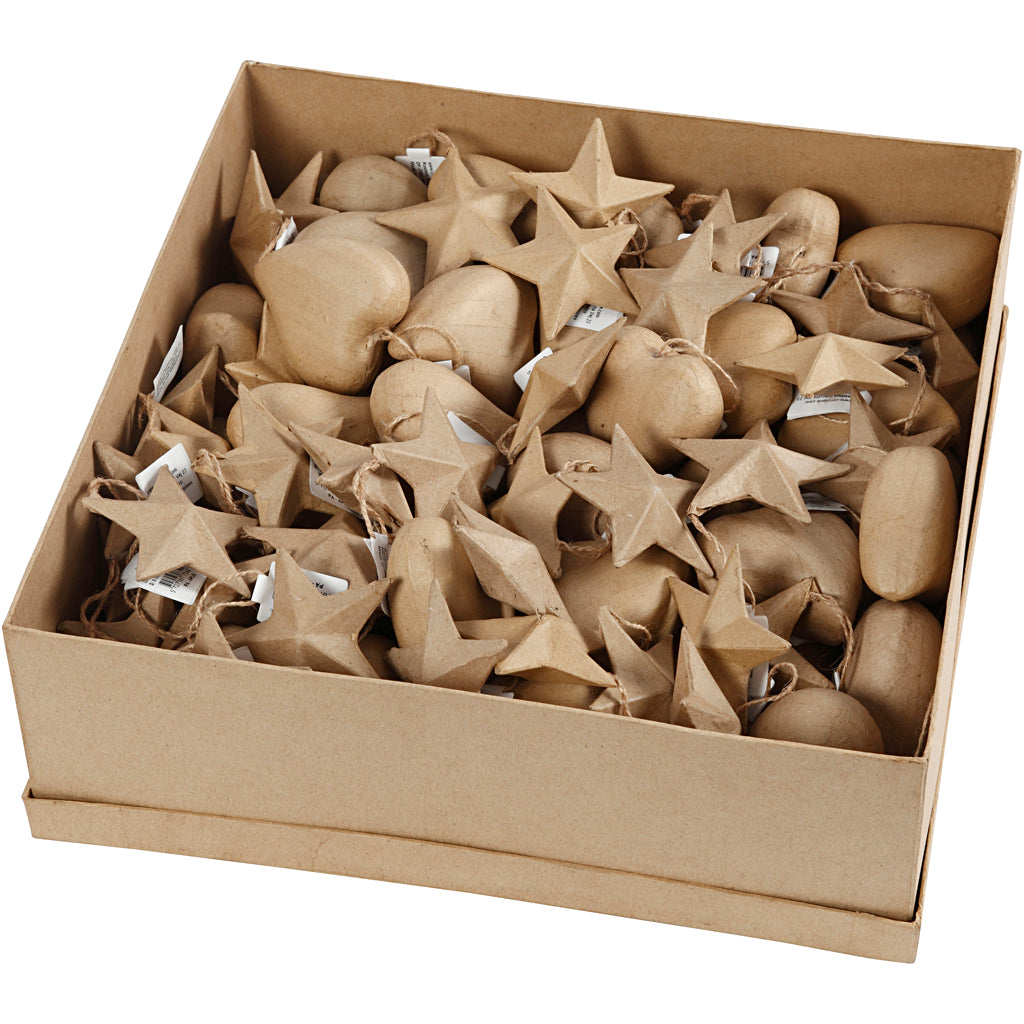 Juleophæng, diam. 8 cm, 80 stk./ 1 pk.