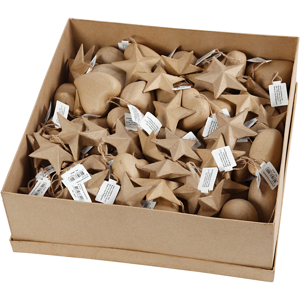 Juleophæng, diam. 8 cm, 80 stk./ 1 pk.