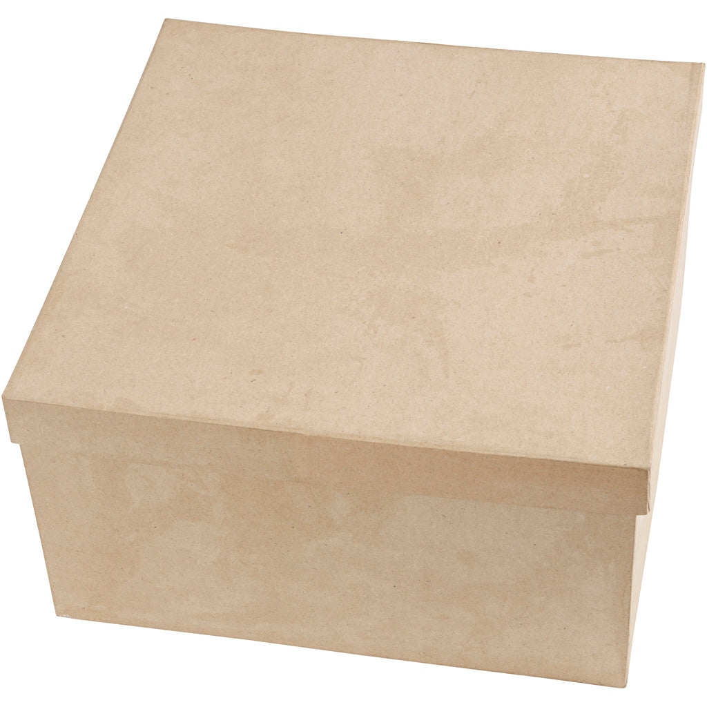 Håndlavede Papmaché Æsker, 63 stk. i 6-11 cm