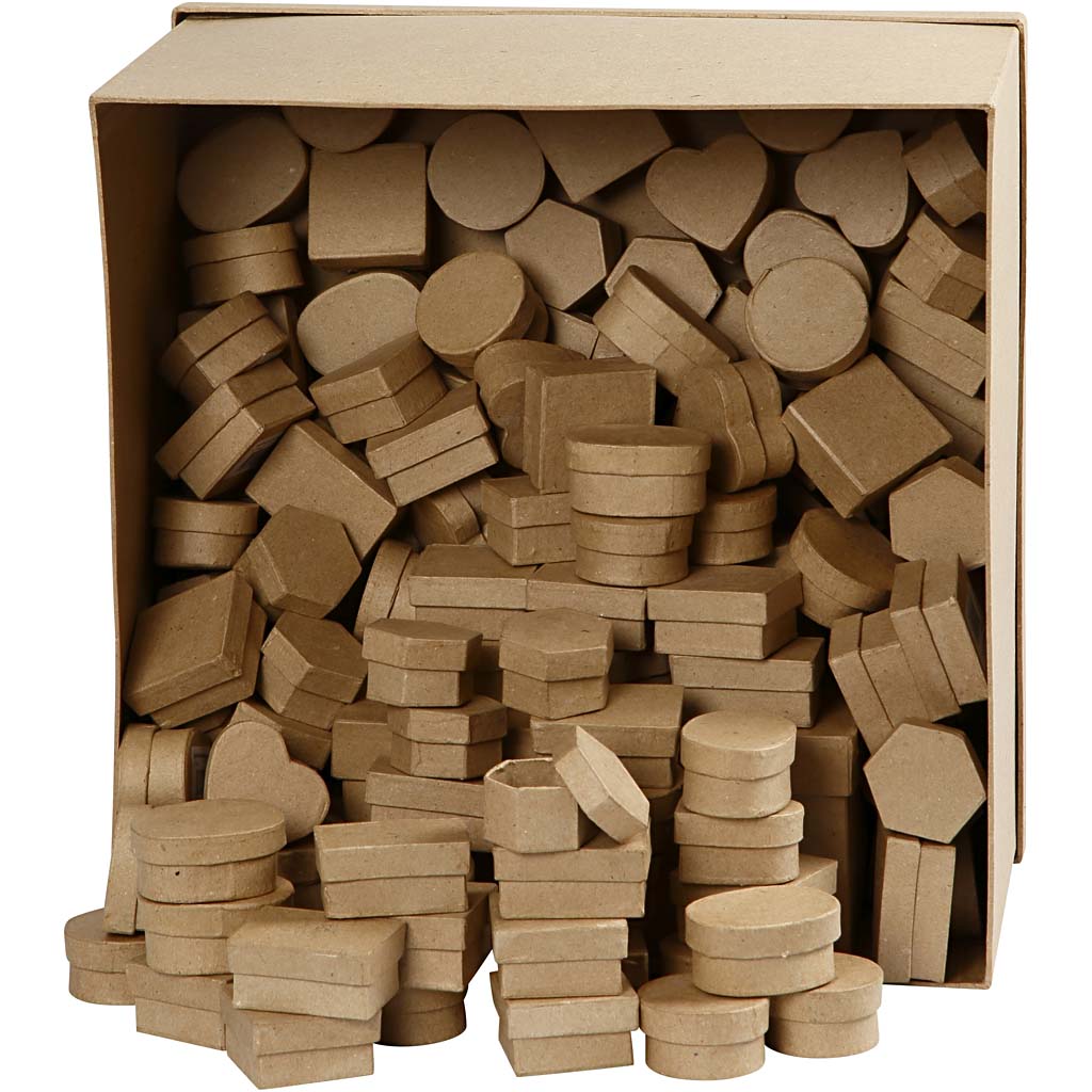 Miniæsker, H: 3 cm, diam. 4-6 cm, 144 stk./ 1 pk.