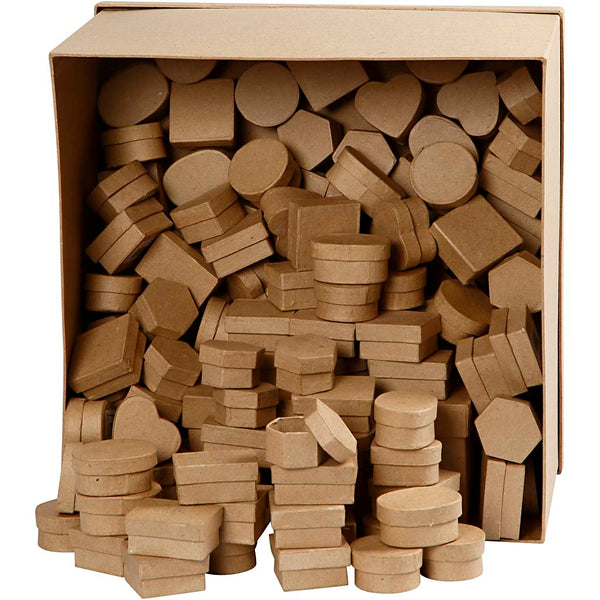 Miniæsker, H: 3 cm, diam. 4-6 cm, 144 stk./ 1 pk.